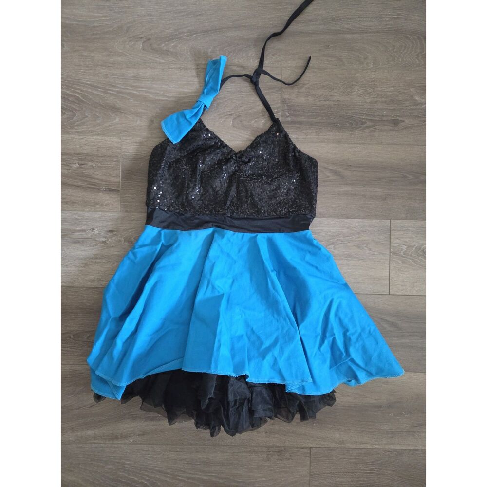 Blue and Black Costume Dress XL